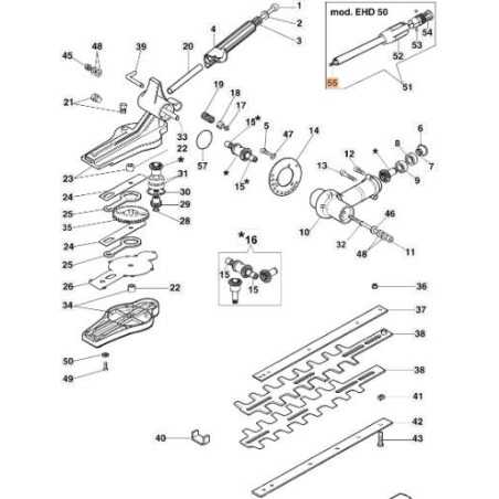 ALBERO TRASMISSIONE ORIGINALE EMAK 58050038 | NewgardenParts.com