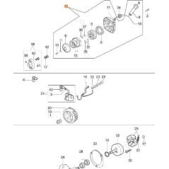 CARTER AVVIAMENTO ORIGINALE EMAK 61252054BR | NewgardenParts.com