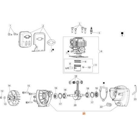 PAR DE MEDIOS CÁRTER EMAK ORIGINALES 58090002BR | NewgardenParts.com