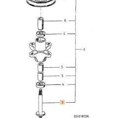 COJINETE EJE ORIGINAL EMAK C7381195 | NewgardenParts.com