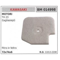 Filtro aria in feltro KAWASAKI tagliasiepi decespugliatore TH 23 014998 11013-2208 | NewgardenParts.com