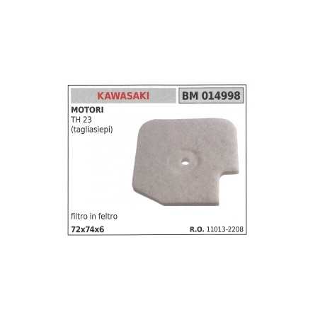 Felt air filter KAWASAKI hedge trimmer TH 23 014998 | NewgardenParts.com