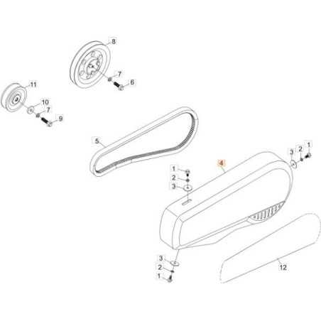 ORIGINAL RIEMENABDECKUNG EMAK 68580017R | NewgardenParts.com