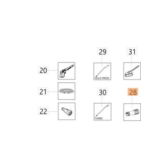 ADATTATORE ORIGINALE EMAK CH00110044 | NewgardenParts.com