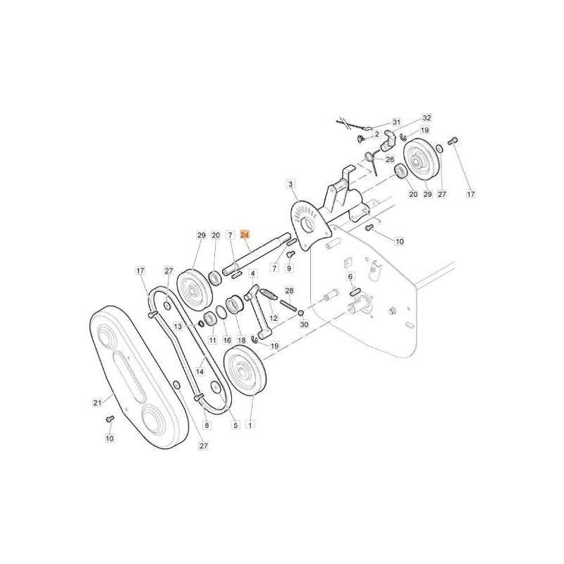 SHAFT PULLEYS ROTOR CM 80 ORIGINAL EMAK F1520174
