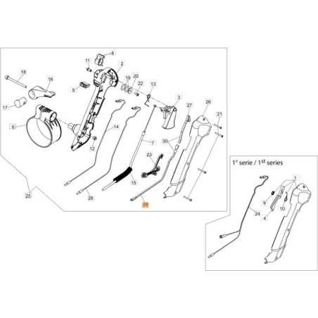 Cable original EMAK CFI3014800 | NewgardenParts.com