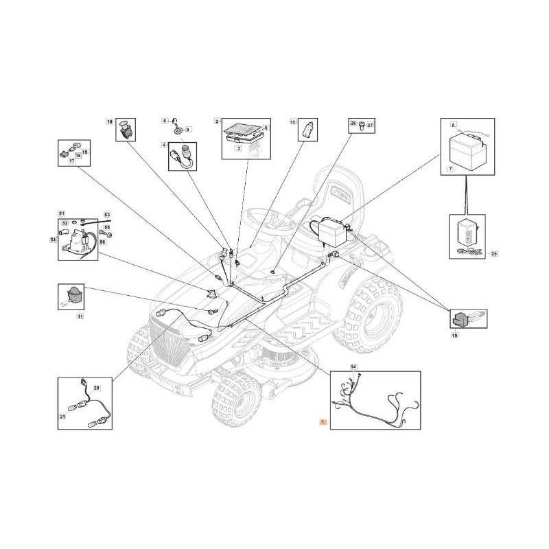 ORIGINAL WIRING HARNESS EMAK G182040196E1