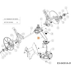 COURROIE ORIGINALE EMAK C75404176A | NewgardenParts.com