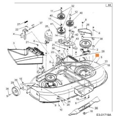 COURROIE ORIGINALE EMAK C7540634 | NewgardenParts.com