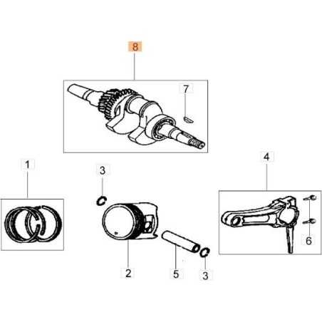 ALBERO CAMME ORIGINALE EMAK L66150373 | NewgardenParts.com
