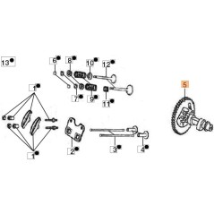 ALBERO CAMME ORIGINALE EMAK L66150555 | NewgardenParts.com