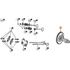 ALBERO CAMME ORIGINALE EMAK L66150595 | NewgardenParts.com