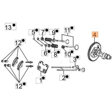 ALBERO CAMME ORIGINALE EMAK L66150674 | NewgardenParts.com