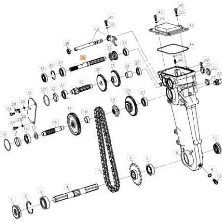 ALBERO TRASMISSIONE ORIGINALE EMAK L66150872 | NewgardenParts.com