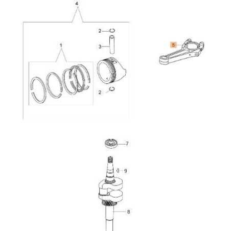Pleuelstange komplett Original EMAK L66150421 | NewgardenParts.com