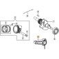 CONNECTING ROD COMPLETE ORIGINAL EMAK L66150548