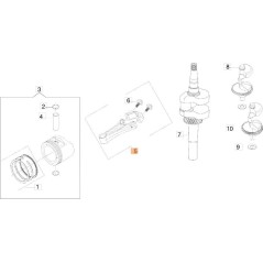 BIELLE COMPLÈTE ORIGINALE EMAK L66150758 | NewgardenParts.com