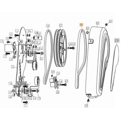 COURROIE ORIGINALE EMAK L66151141 | NewgardenParts.com