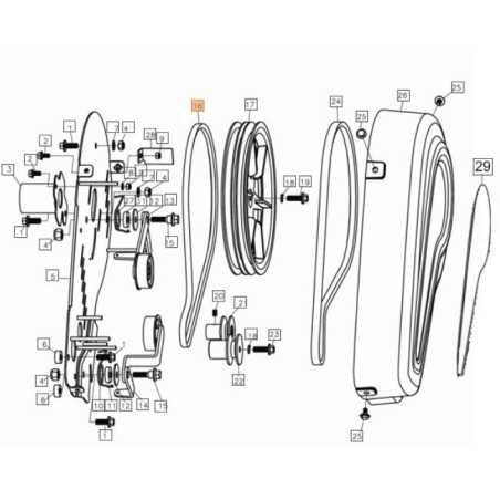 KEILRIEMEN FÜR ORIGINAL EMAK-GETRIEBE L66151135 | NewgardenParts.com