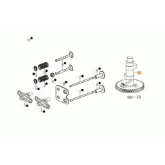 ALBERO CAMME ORIGINALE EMAK L66151598 | NewgardenParts.com