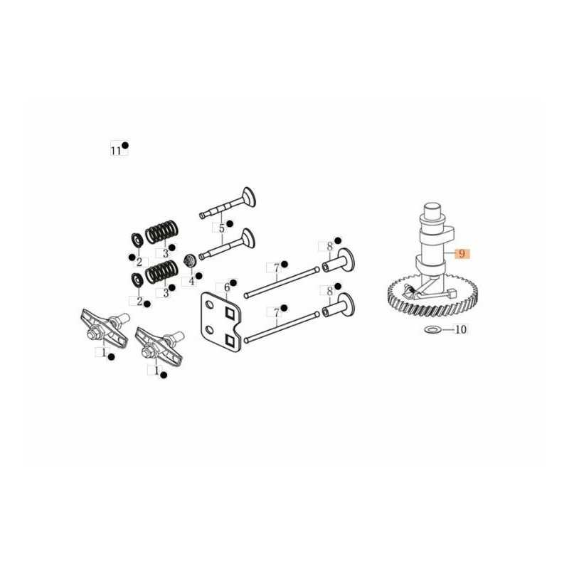 ALBERO CAMME ORIGINALE EMAK L66151598