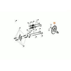 ALBERO CAMME ORIGINALE EMAK L66151628 | NewgardenParts.com