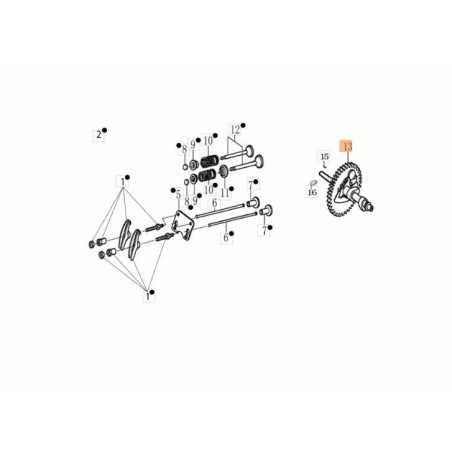 ALBERO CAMME ORIGINALE EMAK L66151628 | NewgardenParts.com