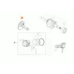 ALBERO CAMME ORIGINALE EMAK L66151809 | NewgardenParts.com