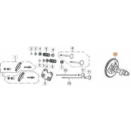 ALBERO CAMME ORIGINALE EMAK L66152427 | NewgardenParts.com