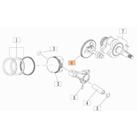 ALBERO CAMME ORIGINALE EMAK L66152630 | NewgardenParts.com