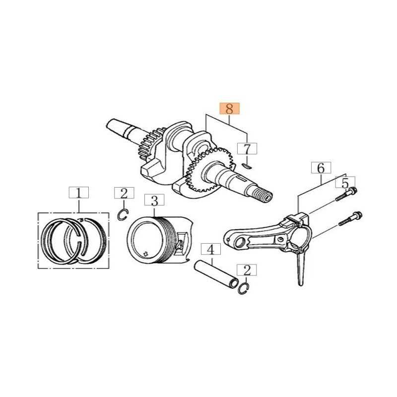 ALBERO MOTORE ORIGINALE EMAK L66152238