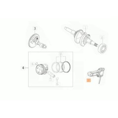 ORIGINAL CONNECTING ROD EMAK L66151812 | NewgardenParts.com