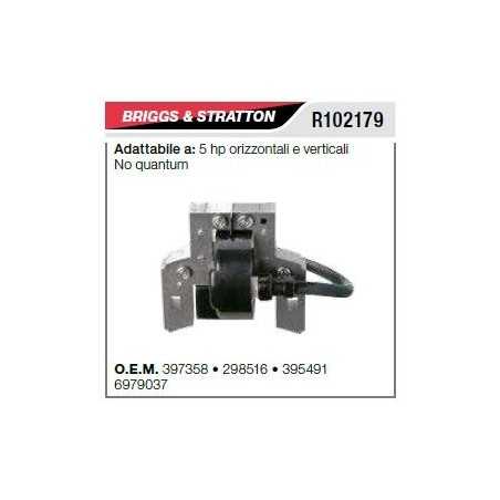Ignition coil B&S lawn mower mower 7/16HP R102179 | NewgardenParts.com