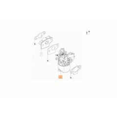 CARBURATORE ORIGINALE EMAK L66151828A | NewgardenParts.com