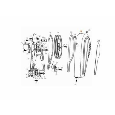 ORIGINAL EMAK RIEMENABDECKUNG CARTER AR L66151657 | NewgardenParts.com