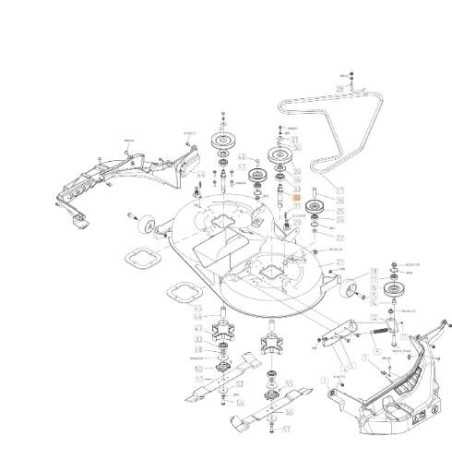 ARBRE DE LAME DROIT ORIGINAL EMAK TS000080R | NewgardenParts.com