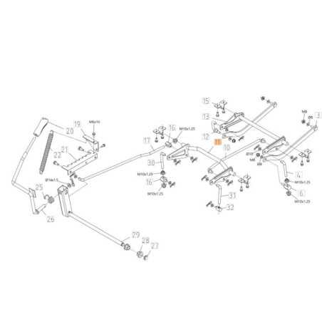 ASSE SOLLEVAMENTO ORIGINALE EMAK TS000296R | NewgardenParts.com
