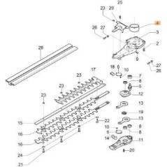 ORIGINAL CLUTCH BELL EMAK W58040004R | NewgardenParts.com