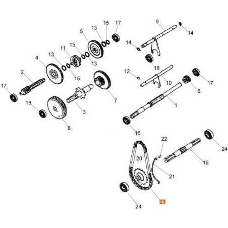 ORIGINALKETTE EMAK YF1325038 | NewgardenParts.com