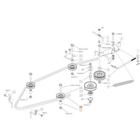 ORIGINAL LG4-1050 RIEMEN EMAK TS000024R | NewgardenParts.com