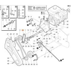 CINGHIA ORIGINALE EMAK YN0950100 | NewgardenParts.com