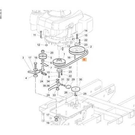 ORIGINAL RIEMEN EMAK YN0950750 | NewgardenParts.com