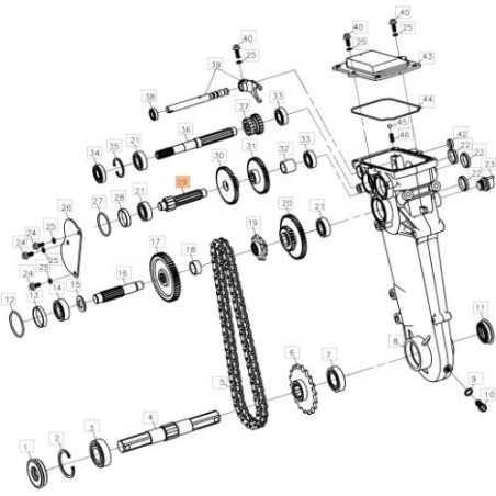 ARBRE DE REPRISE D'ORIGINE EMAK L66150866 | NewgardenParts.com