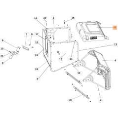 TAPA CESTA ORIGINAL EMAK SGN532151699R | NewgardenParts.com