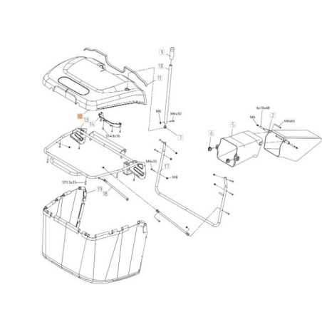 COUVERCLE DE PANIER ORIGINAL EMAK TS000004R | NewgardenParts.com
