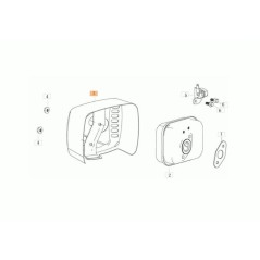 ORIGINAL EMAK SCHALLDÄMPFERABDECKUNG L66152064 | NewgardenParts.com