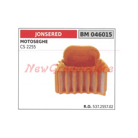 Filtro aria JONSERED motosega CS 2255 046015 | NewgardenParts.com