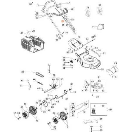 FILO TRAZIONE L.1255 (BICIDI) ORIGINALE EMAK 66071044R | NewgardenParts.com