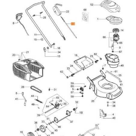 CABLE DE TRACCIÓN EMAK ORIGINAL 66130024BR | NewgardenParts.com
