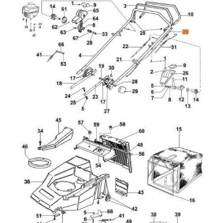 CABLE DE TRACCIÓN EMAK ORIGINAL 8202031ER | NewgardenParts.com
